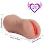 Male Masturbator Cup Sex Toys, iMiMi Masturbation Stroker Cup with Double Ends 3D Realistic Vagina Adult Sex Toys for Men (Flesh) Male Masturbator Cup Sex Toys, iMiMi Masturbation Stroker Cup with Double Ends 3D Realistic Vagina Adult Sex Toys for Men (Flesh)