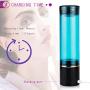 Rijtr- 11inch Tshirt Realistic Electric Pump Enlargement Men Vacuum Pressure Large Massage Cups Air Enlarger Extender Prolong Enhancer Setting Length Training Device