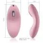 SVAKOM Wireless Echo [Mini Curved Vibrator] Clitoral Stimulation [Rechargeable] [ Tongue Looking Design] [5 Multi Speed] Sex Toys for Women (Pink-1)