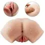 Masturbator Sex Doll with Big Ass Tight Canals for Men Masturbation Vagina Anal Sex, PALOQUETH 3D Realistic Masturbator with Soft Material Dual Ends for Stimulating Suction