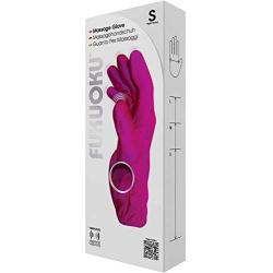 Fukuoku Pink Right Hand Five Finger Vibrating Massage Glove - (fits Small To Medium Hand)