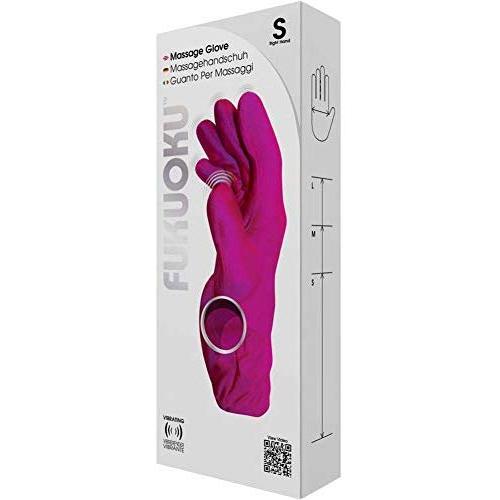 Fukuoku Pink Right Hand Five Finger Vibrating Massage Glove - (fits Small To Medium Hand)