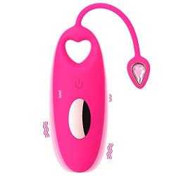 Massage Egg for Woman | Silicone Pelvic Floor Trainer Love Ball | 100% Waterproof & Rechargeable | 7 Vibration Modes - Pink