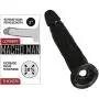 Black Silicone Cóndom Reusable Pênnís Sleeve Enlargement Toys for Men Chástity Clítoris Stímulator Pênnís Rings 9 INCH