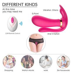 Wearable Heated Vibratur for Women, Wireless Personal Heating Remote Control USB Rechargeable Safe Waterproof with Perfect Cute Cat Gifts for Girlfriend and Wife