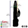 Copper Ribbed LeLuv Rabbit Vibrator Bundle with Mini Bullet Massager Copper Ribbed LeLuv Rabbit Vibrator Bundle with Mini Bullet Massager
