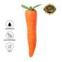 Luseeo Cordless Waterproof Personal Magic Wand Massager Handheld Carrot Vib Massager, Rechargeable Waterproof Strong Vegetable Massage Magic Wand Orange