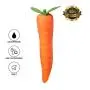 Luseeo Cordless Waterproof Personal Magic Wand Massager Handheld Carrot Vib Massager, Rechargeable Waterproof Strong Vegetable Massage Magic Wand Orange