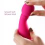 GEDoll Mini Handheld Wand Massager 9 Power Vibration, Cordless USB Rechargeable ＆ Waterproof,Back Neck Shoulder Deep Tissue Powerful Massager (Pink)