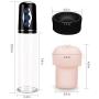 SANNUYA Hands Free Silicone Pleasure Toy LCD Display Pênňis Pump Vacuum Enlargement Bigger Adult Men Pump, Toys for Adult Men Relax Massage Wand