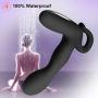Unique Design Mens 10 Frequency Charge & Waterproof PróštAtē MAššAgēr AǹAl Plǖg VíbrAtíǹg Hook Pulley VíbrAtór Amal Bead for Beginner