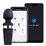 LOVENSE Domi Mini Wand Vibrator, Powerful & Quiet Stimulator with Dual Rotating Head, Bluetooth Phone App Control, Customizable Vibrations & Partner Play