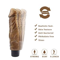 LQTY Electric Vibrating Women Dilló 12 Inch Realistic Huge Penetrator Toys for Women