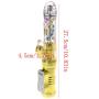 Rainly Purple Dual Motor Powerful Th-Rusting Ro-tating Body Tool for Lover