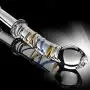 Medical-Grade Crystal Glass Huge Double Head Glass Stick for Women Men Back and All Over Body Deep Tissue Muscle Therapy Medical-Grade Crystal Glass Huge Double Head Glass Stick for Women Men Back and All Over Body Deep Tissue Muscle Therapy