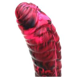 Amosfun Huge Dildo Toy Realistic Colorful G-spot Massager Penis with Suction Cup