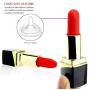 JDesto- Powerful Portable Waterproof Mini Lipstick Massager Safe Soft Silicone Multi-Angle Bending USB Charging Relax The Pressure DEPUR (Color : Red)