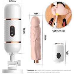 SPFOZ Sex Automatic Adult Female Toys Piston 7 Frequency Multiple Speed Pleasure Women Couple Toys with Hands Free Suction Cup Waterproof