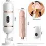 SPFOZ Sex Automatic Adult Female Toys Piston 7 Frequency Multiple Speed Pleasure Women Couple Toys with Hands Free Suction Cup Waterproof
