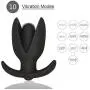 FST 10-Speed Vibrating Ass Anchor Butt Plug, Anal Dilator Expanding Flared Anal Plug for Adults