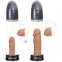 Automatic Penis Enlargement Vacuum Pump, Enlove, Enhancement Training Device for Stronger Bigger Erections with 4 Suction Intensities and 2 Rubber Sleeves, Adult Sex Toys for Man Male