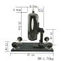 FREDORCH F2 Automatic Sex Machine Retractable Gun Female Masturbation Pumping Gun with 8 Attachments, Dildo and Oral Masturbator Adult Toy for Man (US Style F2-A) FREDORCH F2 Automatic Sex Machine Retractable Gun Female Masturbation Pumping Gun with 8 Attachments, Dildo and Oral Masturbator Adult Toy for Man (US Style F2-A)