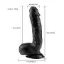 Pansdd 8.7 Inch Dillo Real Feel Boys Skin Female Relax Massager (Color : Black) Pansdd 8.7 Inch Dillo Real Feel Boys Skin Female Relax Massager (Color : Black)