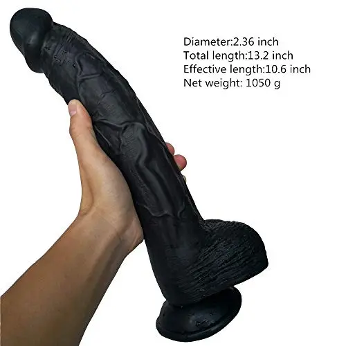 ZYYSQ Super Big Realistic Dillo with Suction Cup,Analog Plug Adut Seax Toiy for Women Men Couples ZYYSQ (Color : Black) ZYYSQ Super Big Realistic Dillo with Suction Cup,Analog Plug Adut Seax Toiy for Women Men Couples ZYYSQ (Color : Black)