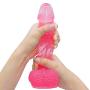Full Huge Realistic Dicks Lifelike Soft Wand Stick for Women-Pink-xiaochehuo1