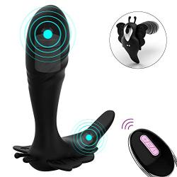 Vibrating Panties Wireless Remote Control Butterfly Vibrator, Wearable G Spot Vibrator for Women,Strong Rechargeable clitorals Stimulator,Panty Vibrator Sex Toy for Women and Couples (Black)