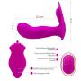 Noiseless Wearable Másságer for Women - Wireless Remote Egg Vibrátòr - USB Chargeable Adult Toys for Female- Tshirt
