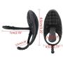 Dayloveme 7Speed Cute Viberate Cockrings for Men, Mens Lock Fine Ring Electric Couple Flirting Full Silicone Cook Rings for Men for Sex, USB Rechargeable