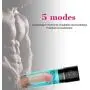 JZZLIZHENG Endurance Trainer Vacuum Pēnīs Pump Air Enlarger Extender Pumps Male Increase Sizê and Strêngth Manual Wand Massage USB Rechargeable