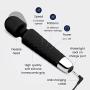 Personal Mini Wand Massager by Kedeelan - Strongest Cordless Handheld Vibrating Power - Best Rated for Travel Gift - Magic Stress Away - Perfect Relief on Neck, Back, Foot, Hand Pains & Sports Injury
