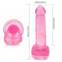 Heiyy 7.87inch Super Soft Toy with Strong Suction Cup Base Suction Ďîldɔ Great for Beginners A-d-ULT Toys Tools Female Waterproof for Women (Color : Pink)