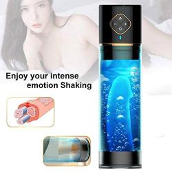 Electric Realistic Male Endurance Trainer Software Safety Material Waterproof Massager,Unusual Gifts Men,Massage-Cup