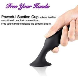 TruBliss Eros, Premium Silicone Butt Plug and Anal Starter Kit, Excellent Sex Toy for Experienced Users and Beginners, 100% Medical Grade Silicone