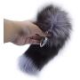 Sunnylela 3 Size Metal Amal Plug with Colorful for Fox Tail- Adult Health Six-Toys for Men Women