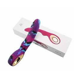 Handheld Silicone Waterproof Massage Stick, Silent Rechargeable Rainbow Camouflage Massage Magic Wand Vibrantor Mini Bullet for Women Camouflage by ALBK