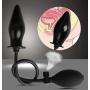 JSFQ Sex Silicone Adjustable Size Inflatable anall Plug Adult Toys， Hand-held Pump with Inflatable Plug Toy
