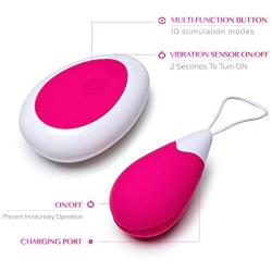 Zubrex Rechargeable Wireless Remote Through - Wall Controlled Egg Kegel Ball Silicone for Women or Personal Use