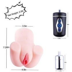 Male Masturbator Stroker with Strong Sucking and Vibrating for Penis Stimulation, Hismith Blow Job Sex Toy,