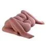 KingMansion Lifelike Tight Pussy Dual Vagina and Ass Anal Male Masturbation Masturbator Adult Sex Toy - Tan KingMansion Lifelike Tight Pussy Dual Vagina and Ass Anal Male Masturbation Masturbator Adult Sex Toy - Tan