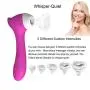 CHEVEN Clitoral Sucking Vibrator, G Spot Clit Dildo Vibrators for Women with Suction & Vibration, Waterproof Clitoral G Spotter Nipple Stimulator Toys for Women Adult Sex Toys for Women and Couples