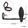 Bhihfe Shirt Ädùlt products An-al Sexiro toys Male Pröštátê Māssāgèr Ãnál P-Ḕnǐs Ring Silicone Vībráting Bǚtt Plug C&õck Ring Ãnál Sexiro Toy for Men,Ãnál Vibrâtōr
