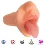 Curve Novelties Courtney Deep Throat Vibrating Mouth Stroker, Vanilla