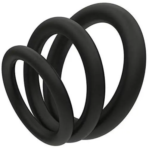 BINFEN Exercise Training Time Delay Bands - Set of 3 Different Size Black Rings - Flexible XX BINFEN Exercise Training Time Delay Bands - Set of 3 Different Size Black Rings - Flexible XX