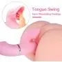 Guiseniour 7 Modes of Vibranting Massagers with Soft Tongue for Women Thrusting Rotating Vibrantor for Private Part and Heating Function3 in 1 Design