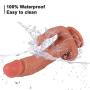 Lfcmf Realistic 8.46 inch Massage handsfree with Strong Sucker for Women, 100% high Quality Silicone Lfcmf