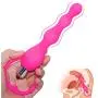 MoonFireToy OO10 TriplePlay Pink Vibro Silicone Beads Plug Massager for Beginners víbrátór MoonFireToy OO10 TriplePlay Pink Vibro Silicone Beads Plug Massager for Beginners víbrátór